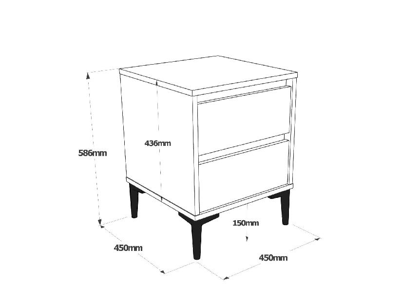 Sada nábytku do dětského pokoje Arvokan (hnědá + antracit)