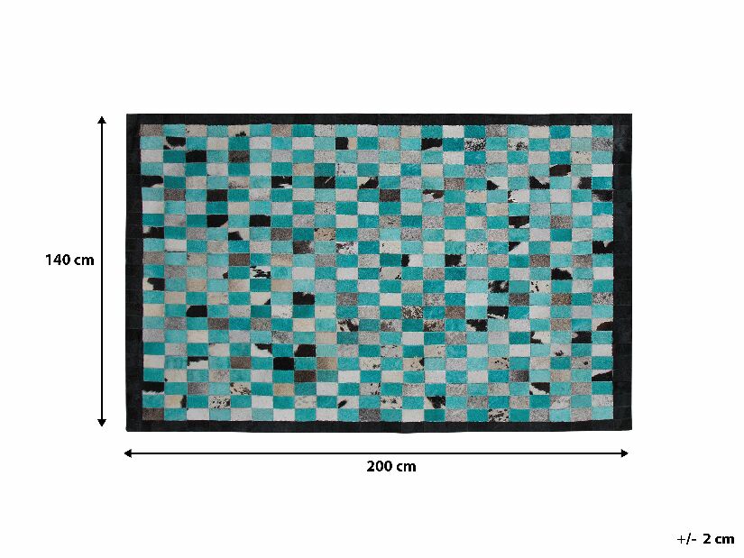 Koberec 200 cm Niko (modrá)