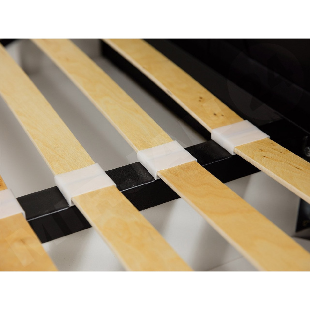 Kontinentální postel Enoa (černá) *bazar