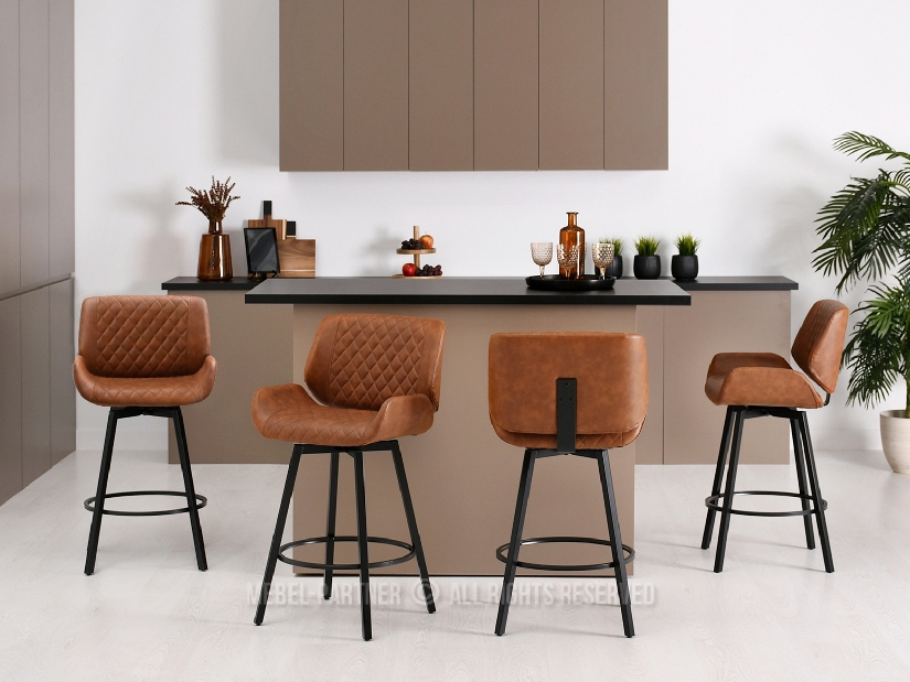 Židle Pia (hnědá + černá)