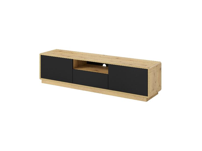 TV stolek Albert Typ 39 (dub taurus + černá matná)