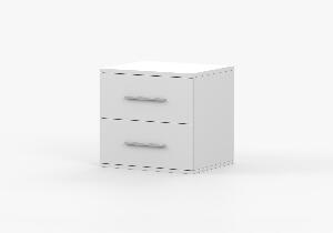 Noční stolek Oleg I (bílá)