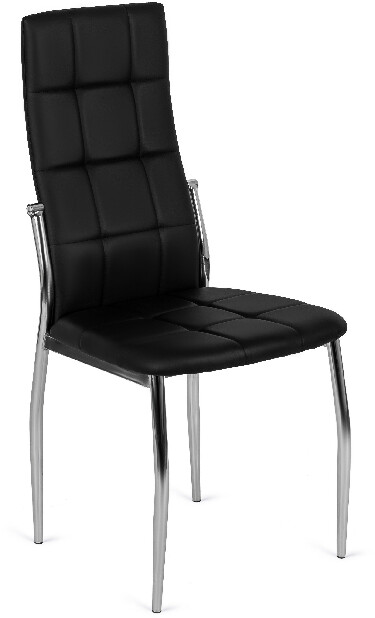 Jídelní židle Marinaleda (černá ekokůže)