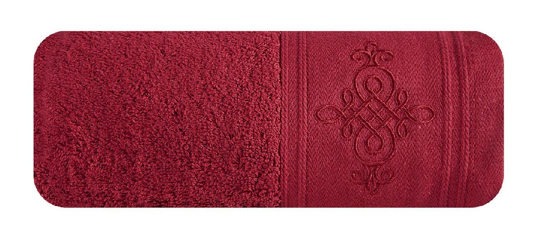 Ručník 140x70 cm Klas 09 (bordó) (3 ks)