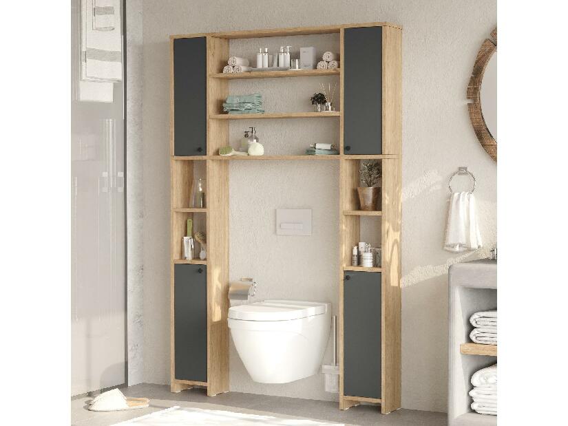  Koupelnová skříňka Lolipop (dub + antracit)