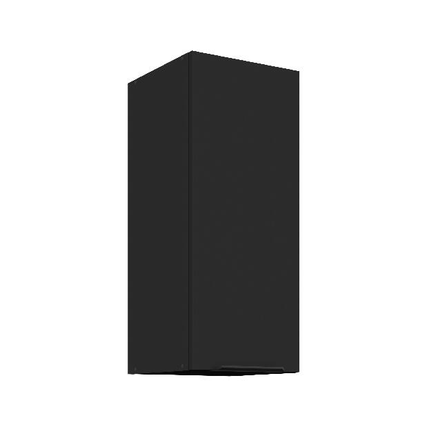 Horní kuchyňská skříňka Sienla 30 G 72 1F (černá matná)