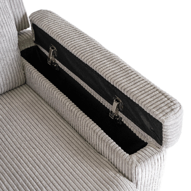 Polohovací křeslo Suplicios (šedá)