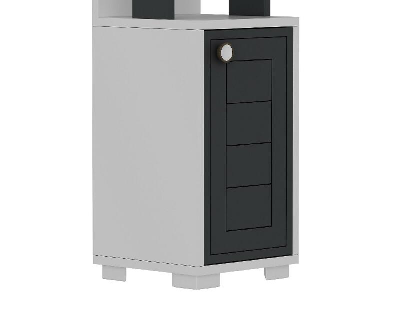 Regál Kovala (bílá + antracit)