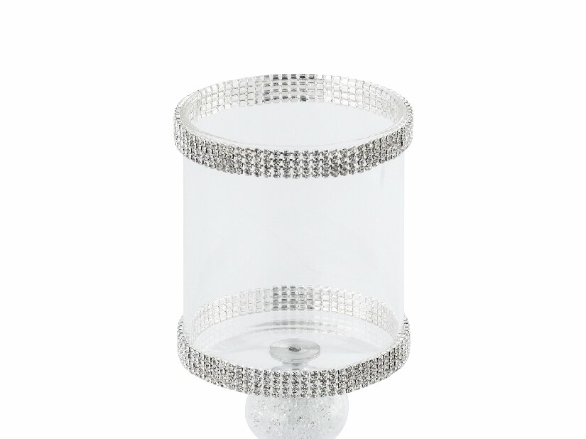 Svícen KYRIE (21 cm) (stříbrná)