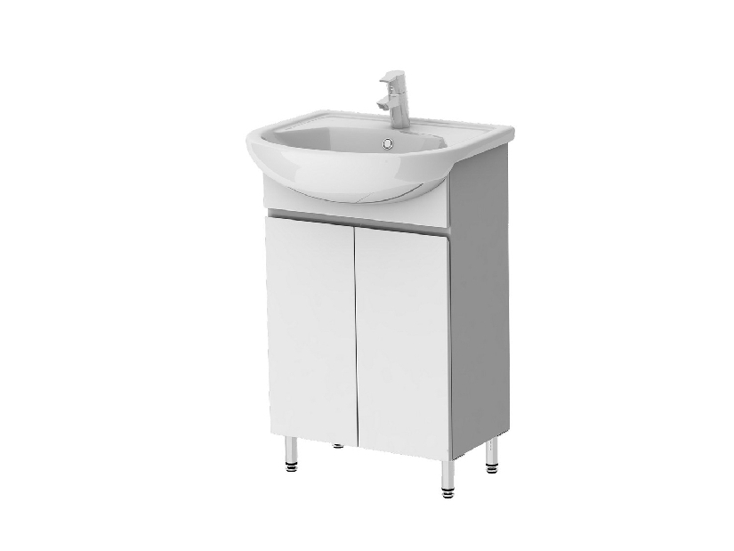 Koupelnová skříňka s umyvadlem Juventa Monika M1-55 W