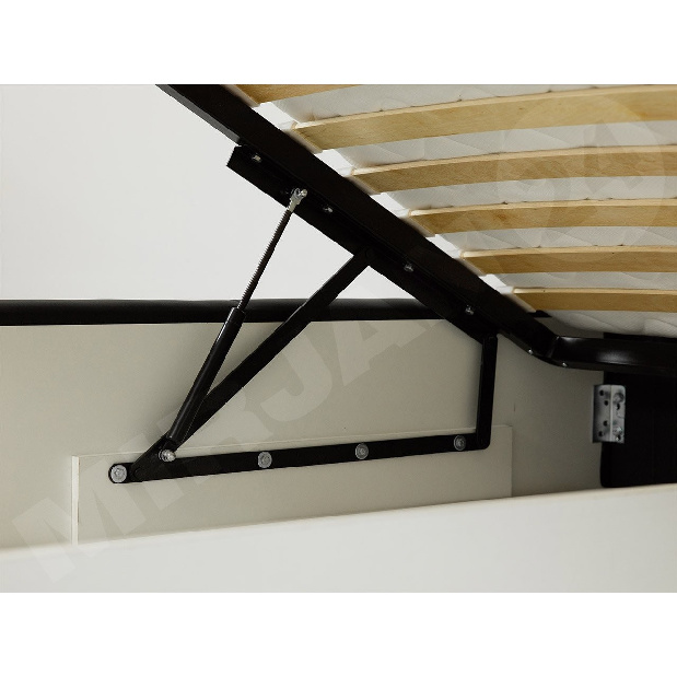 Kontinentální postel Enoa (černá) *bazar