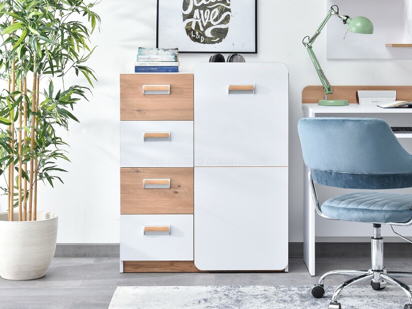 Nábytek do studentského pokoje Clerigo 01 (bílá)