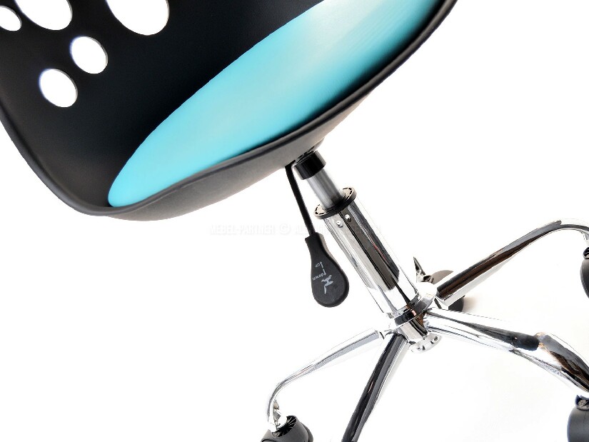 Dětská židle Footy (modrá + chromová)