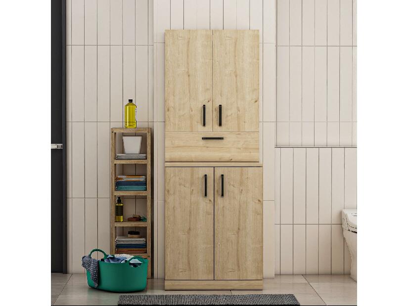 Skříňka na pračku Motuma (dub)