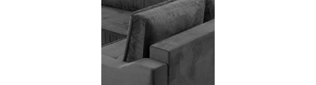 Rohová sedací souprava Korela L (tmavě zelená)