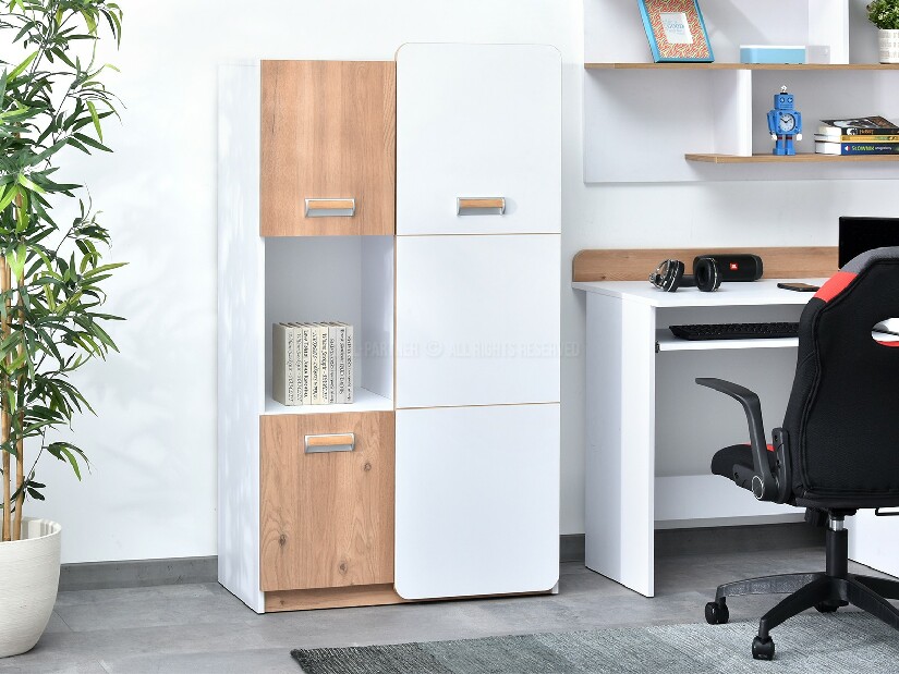 Nábytek do studentského pokoje Clerigo 04 (bílá)