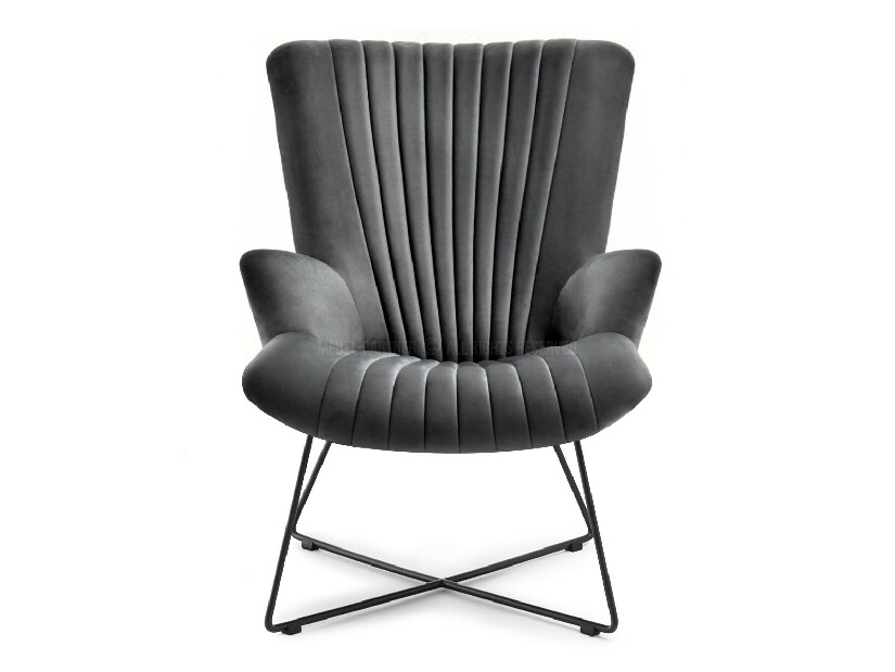 Relaxační křeslo Nuttshell (grafitová + černá)