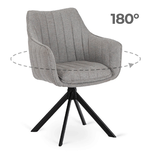  Jídelní židle Mamba (šedá)