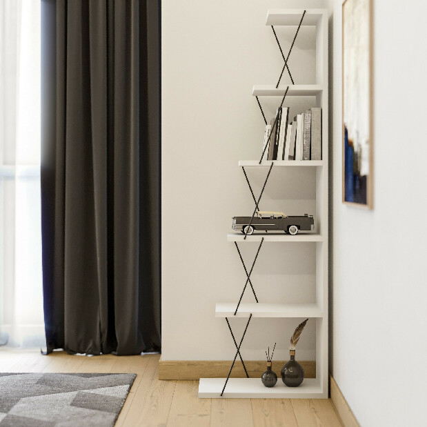 Regál Tlasa (bílá)