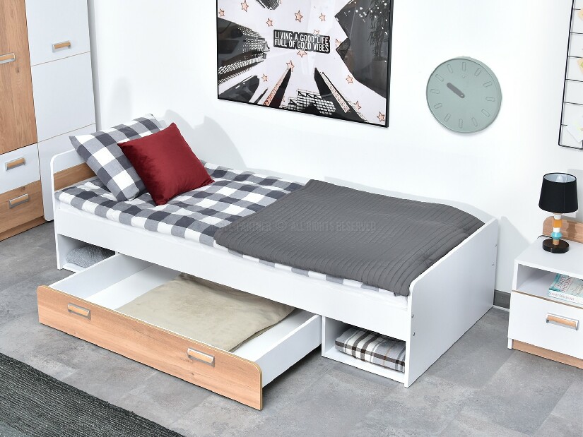 Nábytek do studentského pokoje Clerigo 04 (bílá)