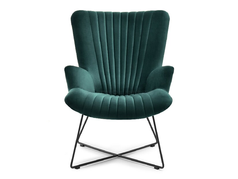 Relaxační křeslo Nuttshell (zelená + černá)