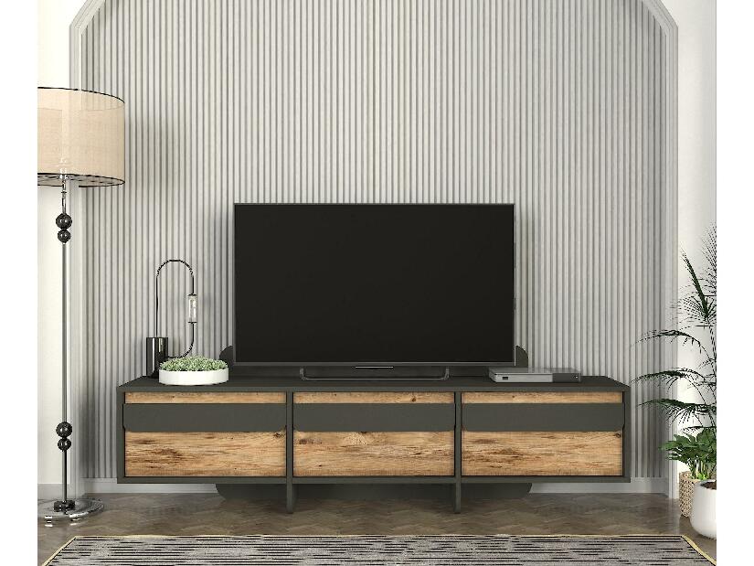 TV stolek/skříňka Maggy TV (antracitová borovice atlantická)