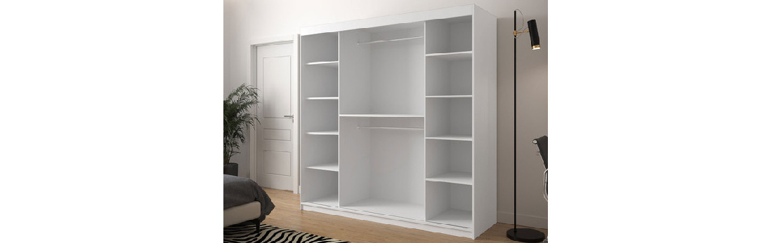 Šatní skříň Reforzarlas (černá + dub artisan)