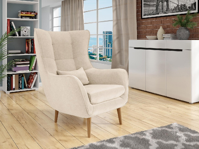 Relaxační křeslo Florence (žlutá) *výprodej