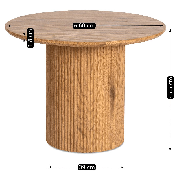 Konferenční stolek Mayoristas (dub)