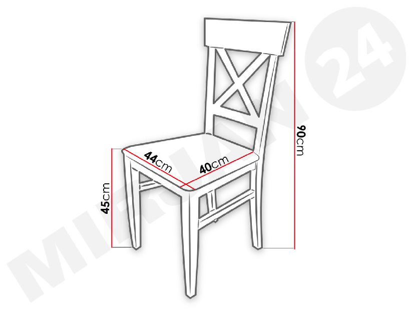 Jídelní set (pro 6 osob) Robarle RK21 (dub sonoma + tmavě hnědá)