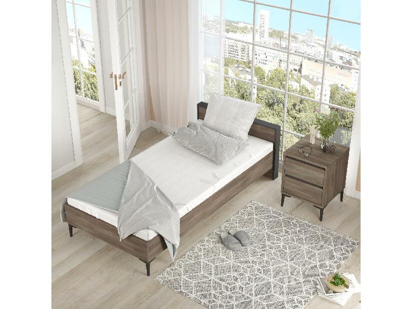 Sada nábytku do dětského pokoje Arvokan (hnědá + antracit)