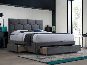 Postel Herminia (šedá)