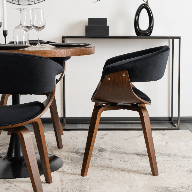  Jídelní židle Generosas 1 (černá + ořech)