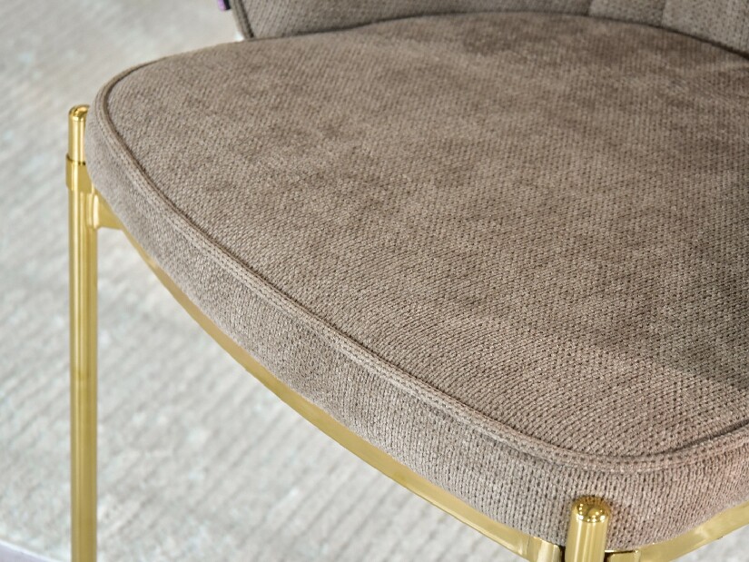 Židle Felix (béžová + zlatá)