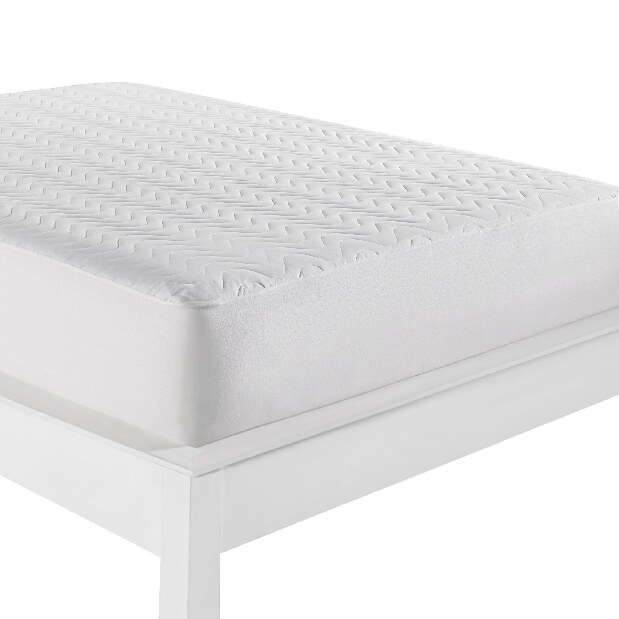 Chránič matrace 120 x 200 cm + 30 cm Quiztec Fa (bílá)