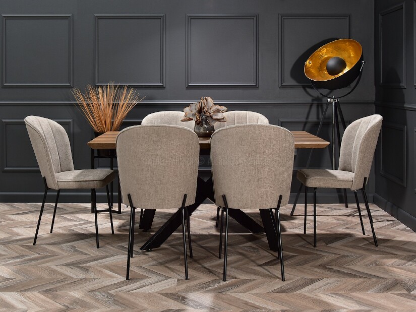 Jídelní židle Obrar (zlatá)