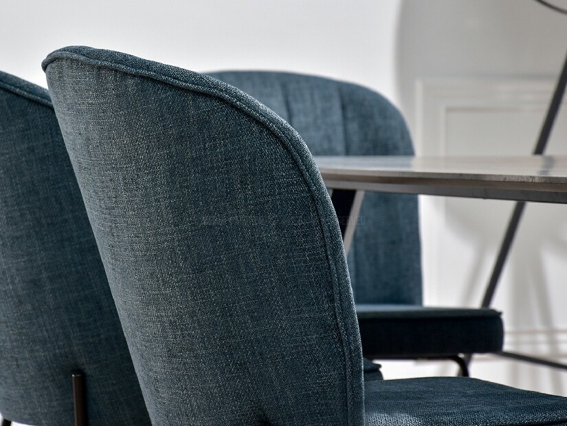 Jídelní židle Obrar (šedá + černá)