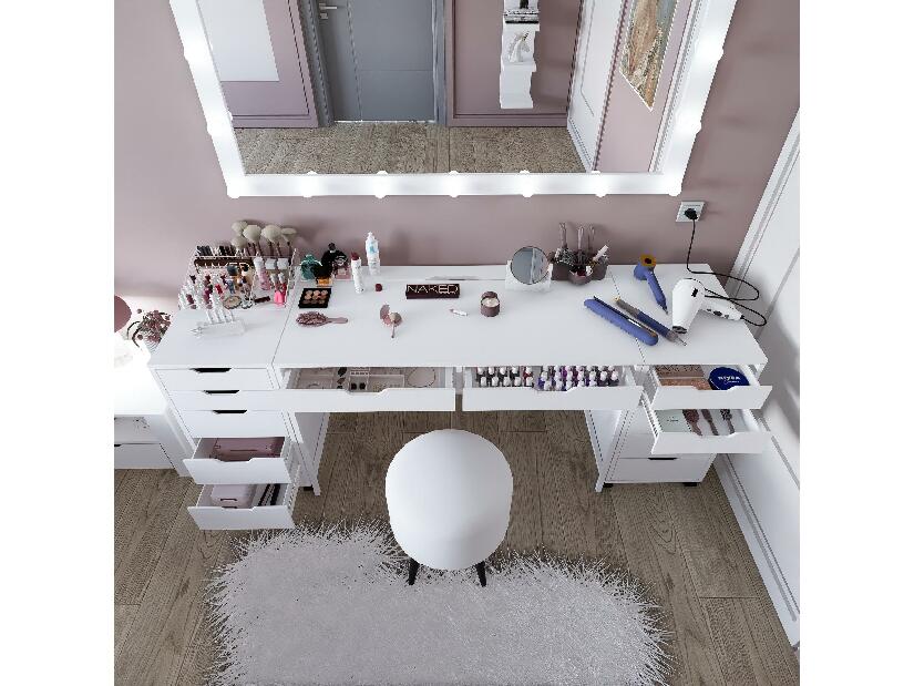 Toaletní stolek Durun 55 (bílá matná)