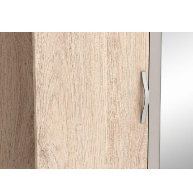 Šatní skříň Bihop 3D1Z (dub arizona + šedá)