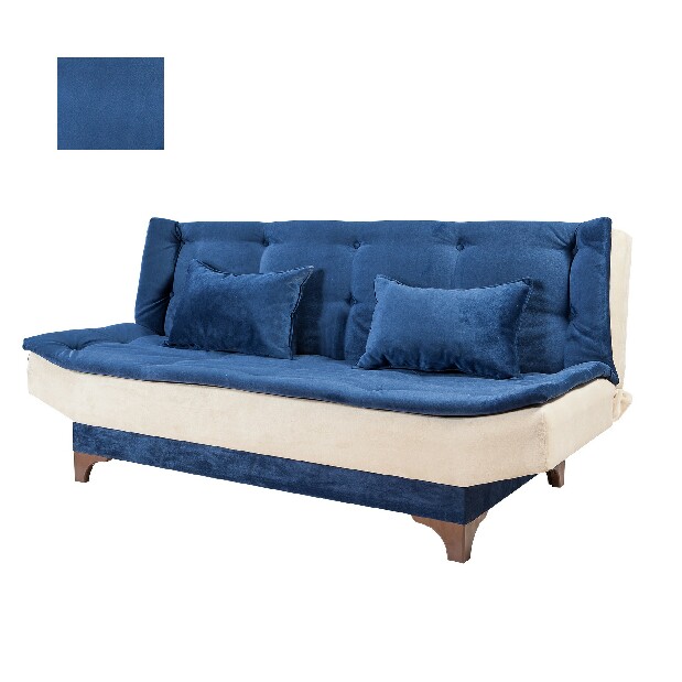 Třísedačka Klaudi (modrá + krémová)