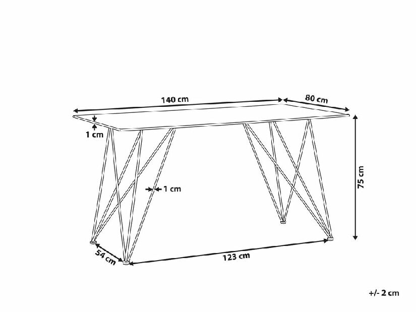 Jídelní stůl Karson (pro 6 osob) (světlé dřevo)