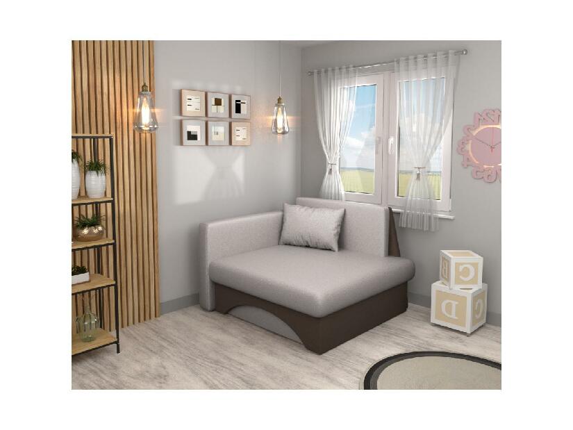 Křeslo Kubosik new (béžovošedá Taupe + hnědá) (L)