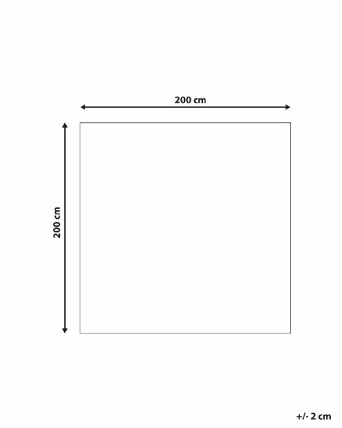 Koberec 200 cm Damte (šedá)