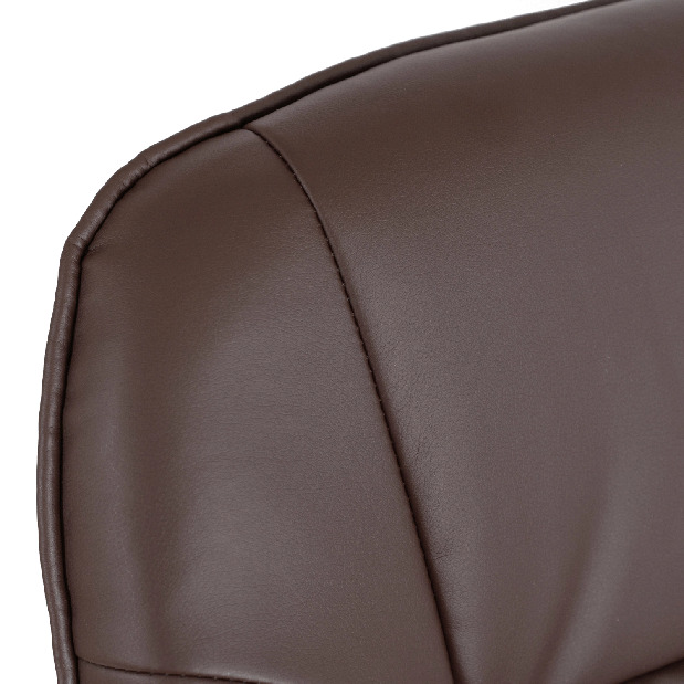  Masážní křeslo s taburetkou Canole (hnědá)