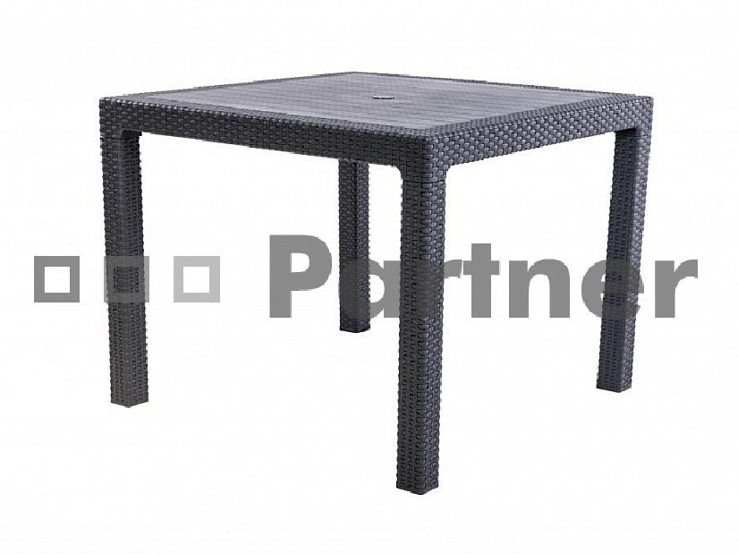 Zahradní sestava Kara mini 1+4 (antracit) (Plast)