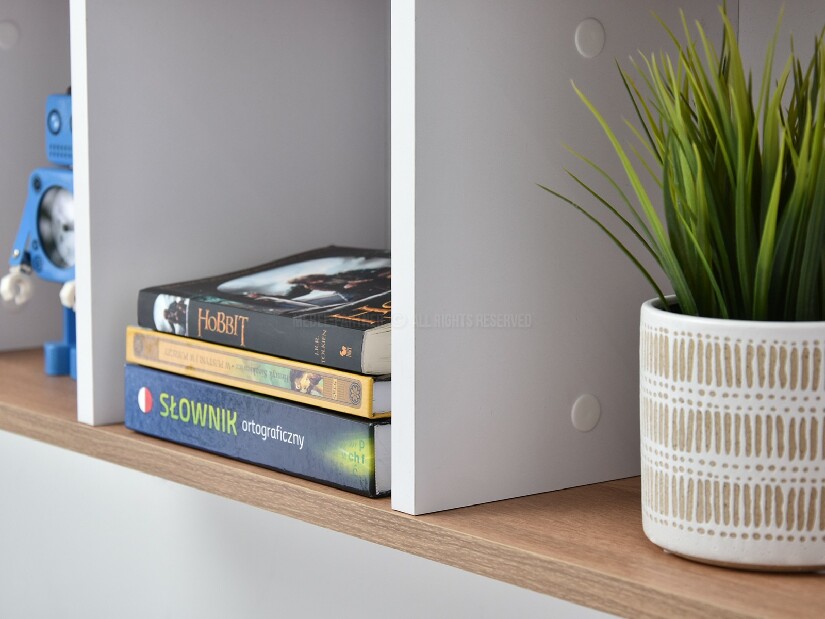 Nábytek do studentského pokoje Clerigo 02 (bílá)