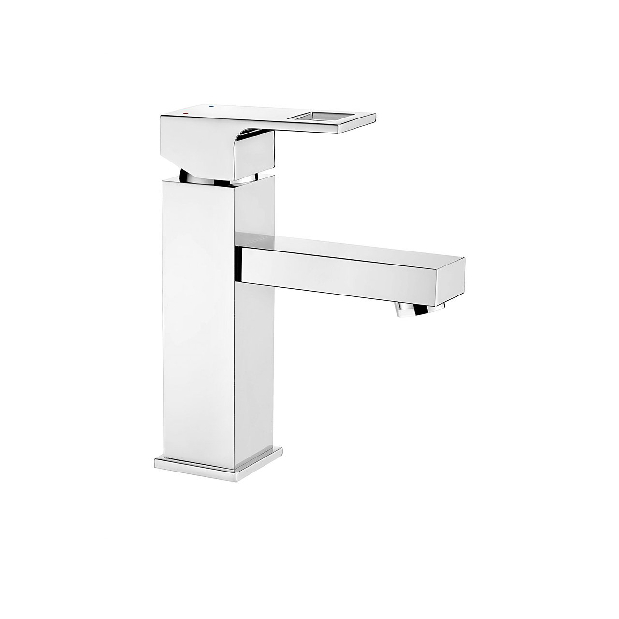 Koupelnová skříňka s umyvadlem Aurelia (dub sonoma) (se sifonem + baterie Platino)