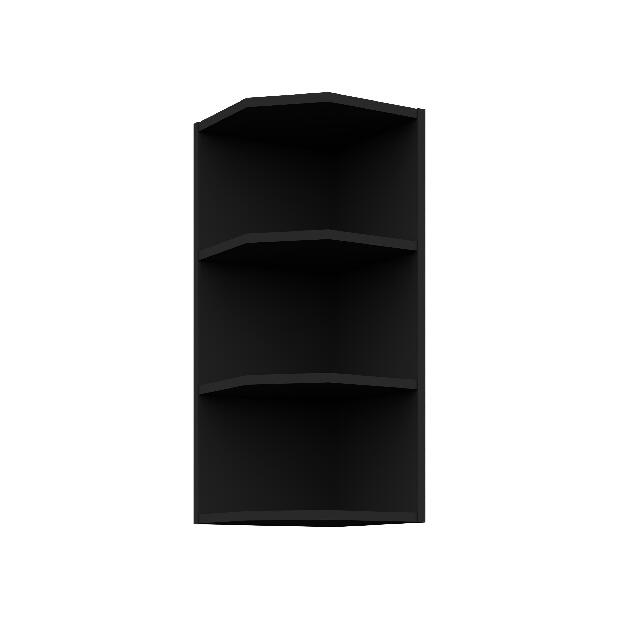 Horní kuchyňský regál Sienla 30 G 72 ZAK (černá matná)