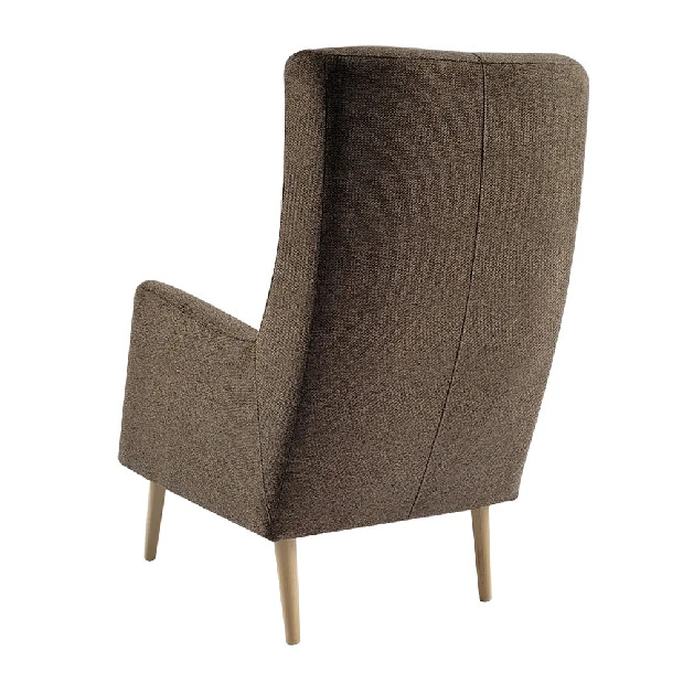 Křeslo ušák Sammie (hnědá)