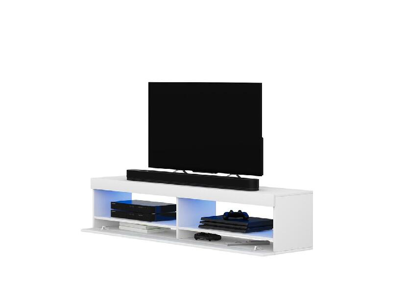 TV skříňka/stolek Violett 100 (s osvětlením) (bílá)